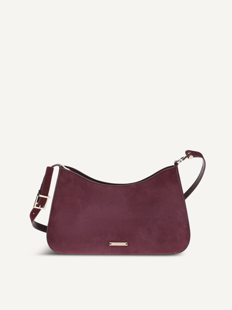 Caprice, Handbag - red BORDEAUX SUEDE, image 3 of 5