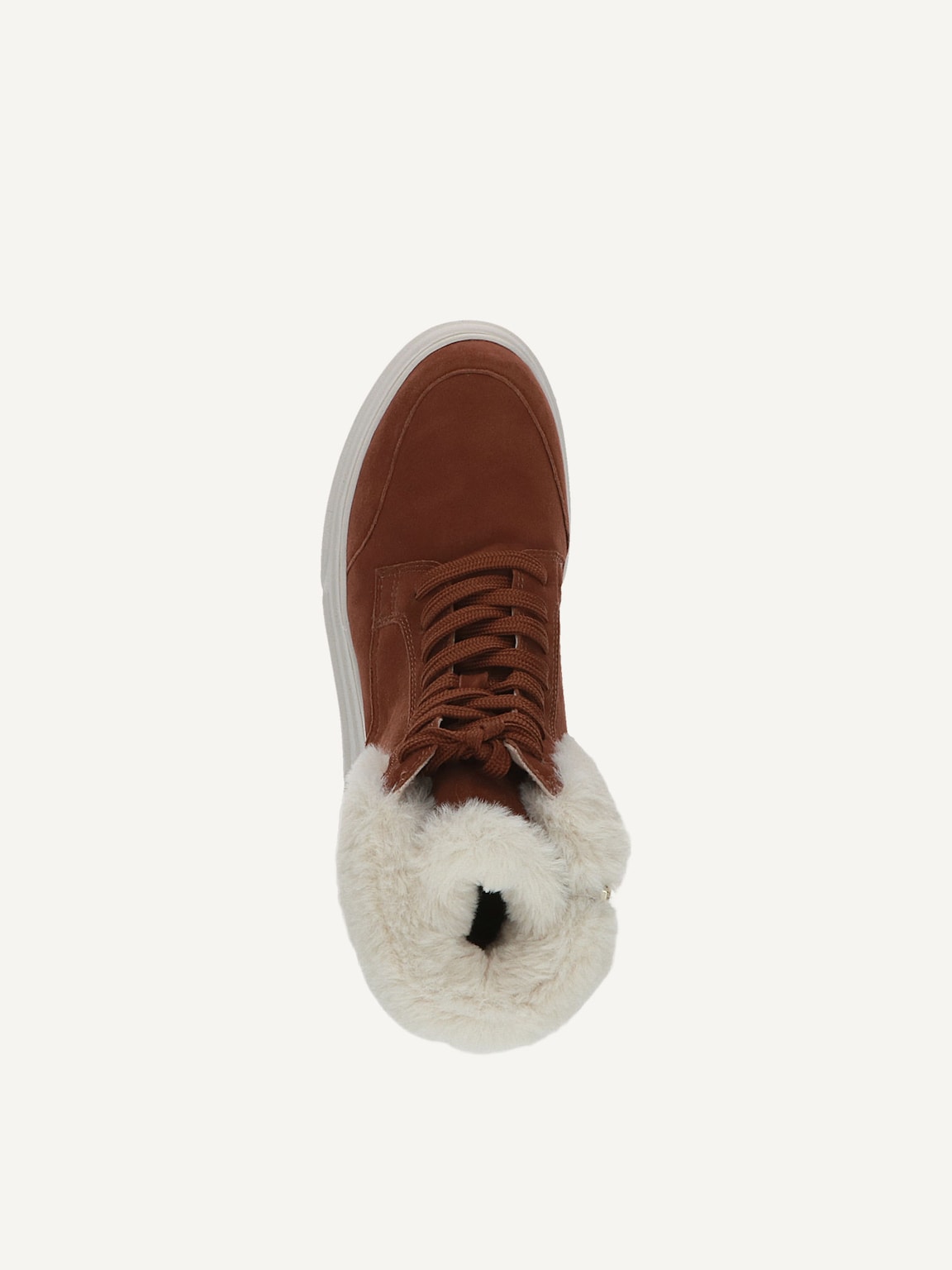 Caprice, Leather Bootie - brown warm lining COGNAC SUEDE, image 5 of 5