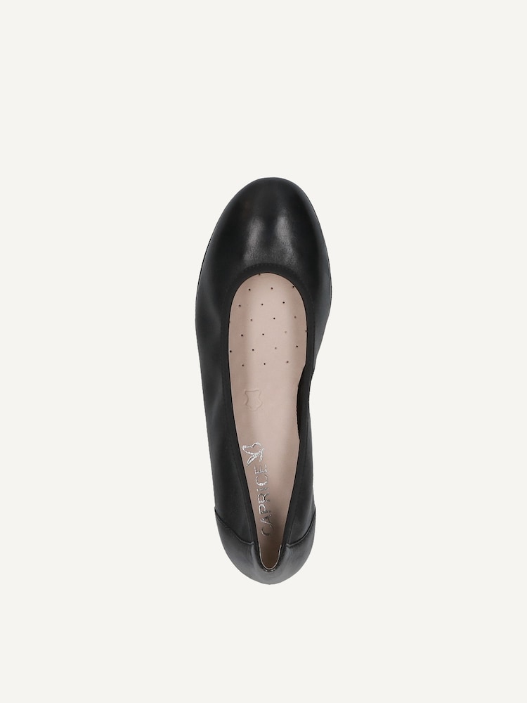 Caprice, Leather Ballerina - black BLACK NAPPA, image 7 of 7