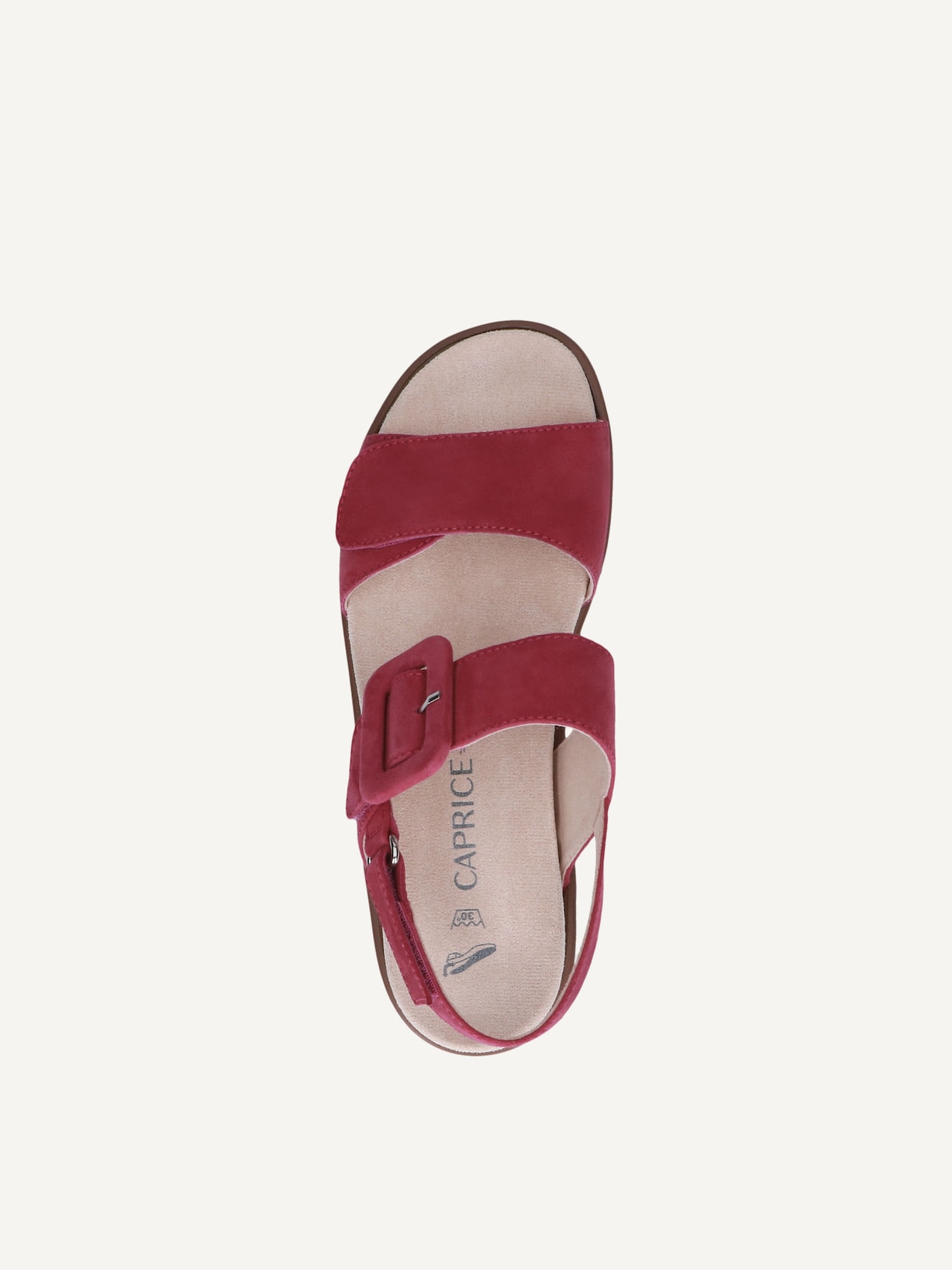 Caprice, Sandale en cuir - rose vif FUCHSIA SUEDE, image 4 sur 5