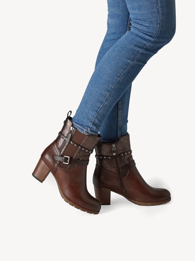 Marco Tozzi, Bootie - brown, CHESTNUT COMB, Image 2 of 7