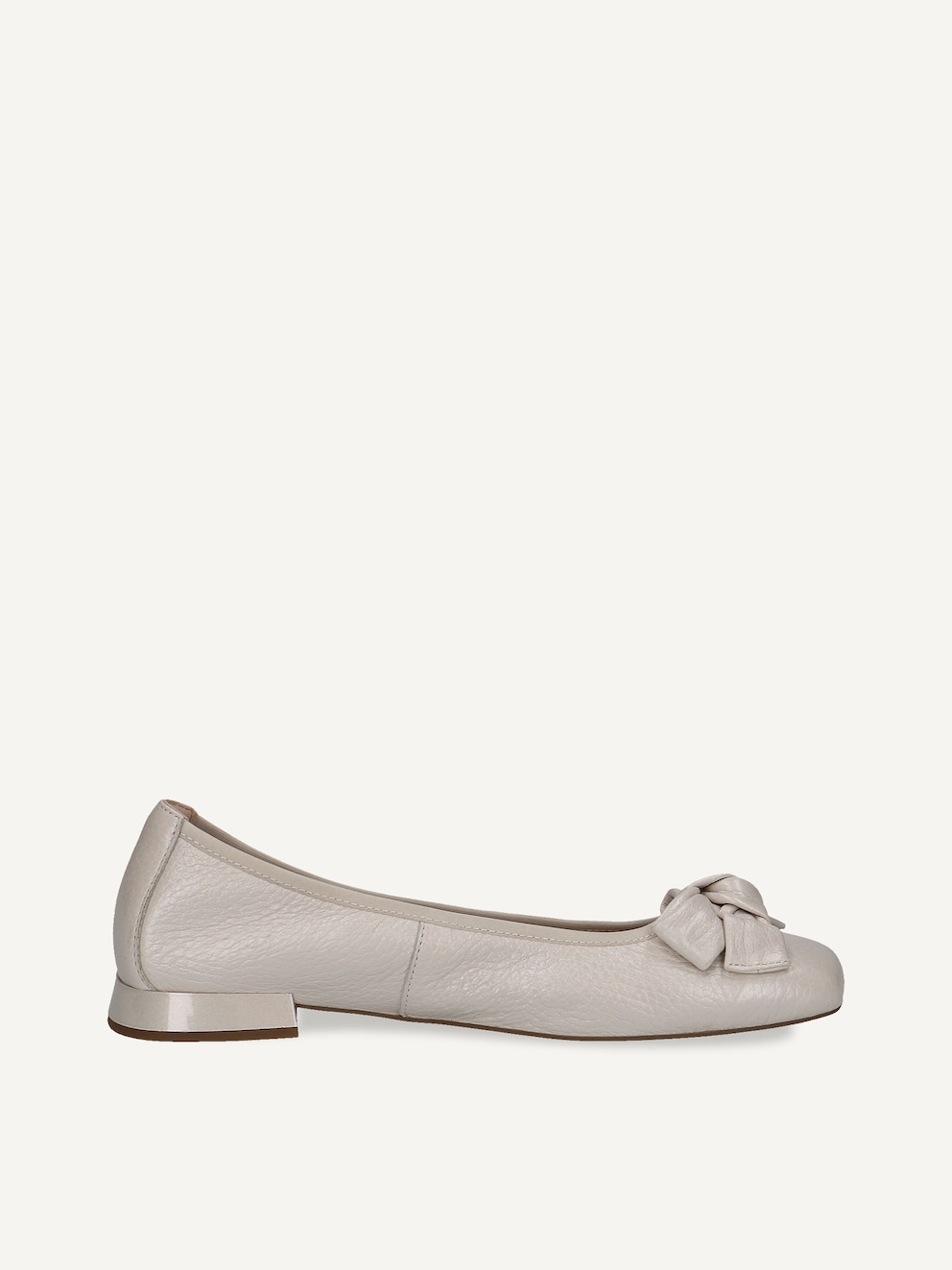 Caprice, Ballerine en cuir - blanc PEARL PERL DEE, image 4 sur 6