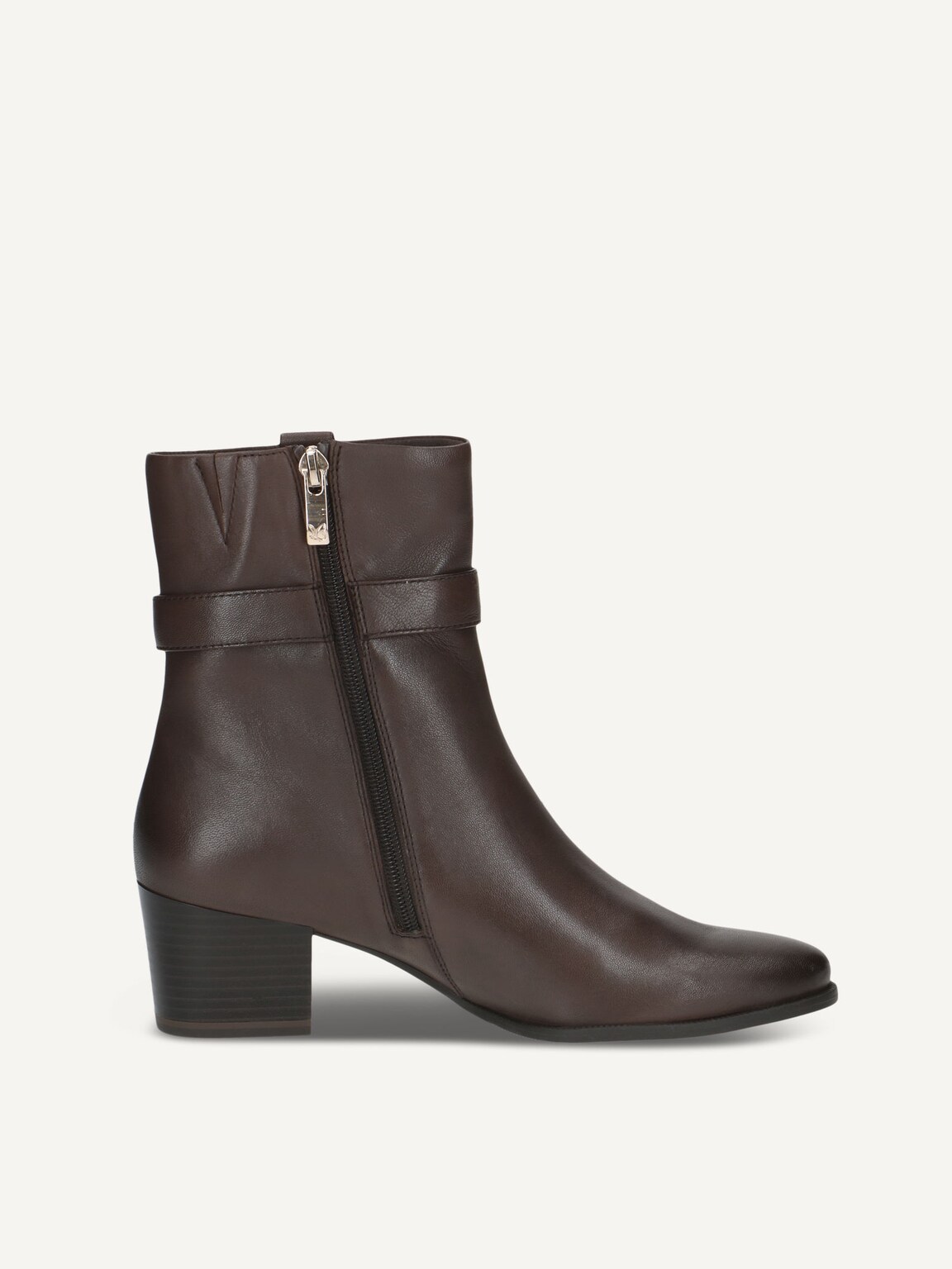Caprice, Leather Bootie - brown DK BROWN NAPPA, image 4 of 6