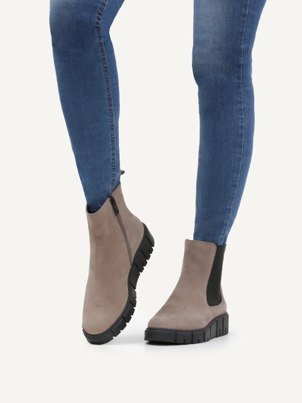 Caprice, Leather Bootie - brown MUD SUEDE, image 2 of 6