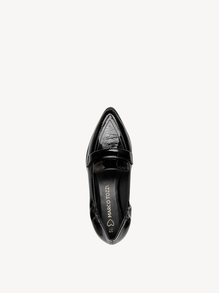 Marco Tozzi, Slipper - black, BLACK PATENT, Image 3 of 6