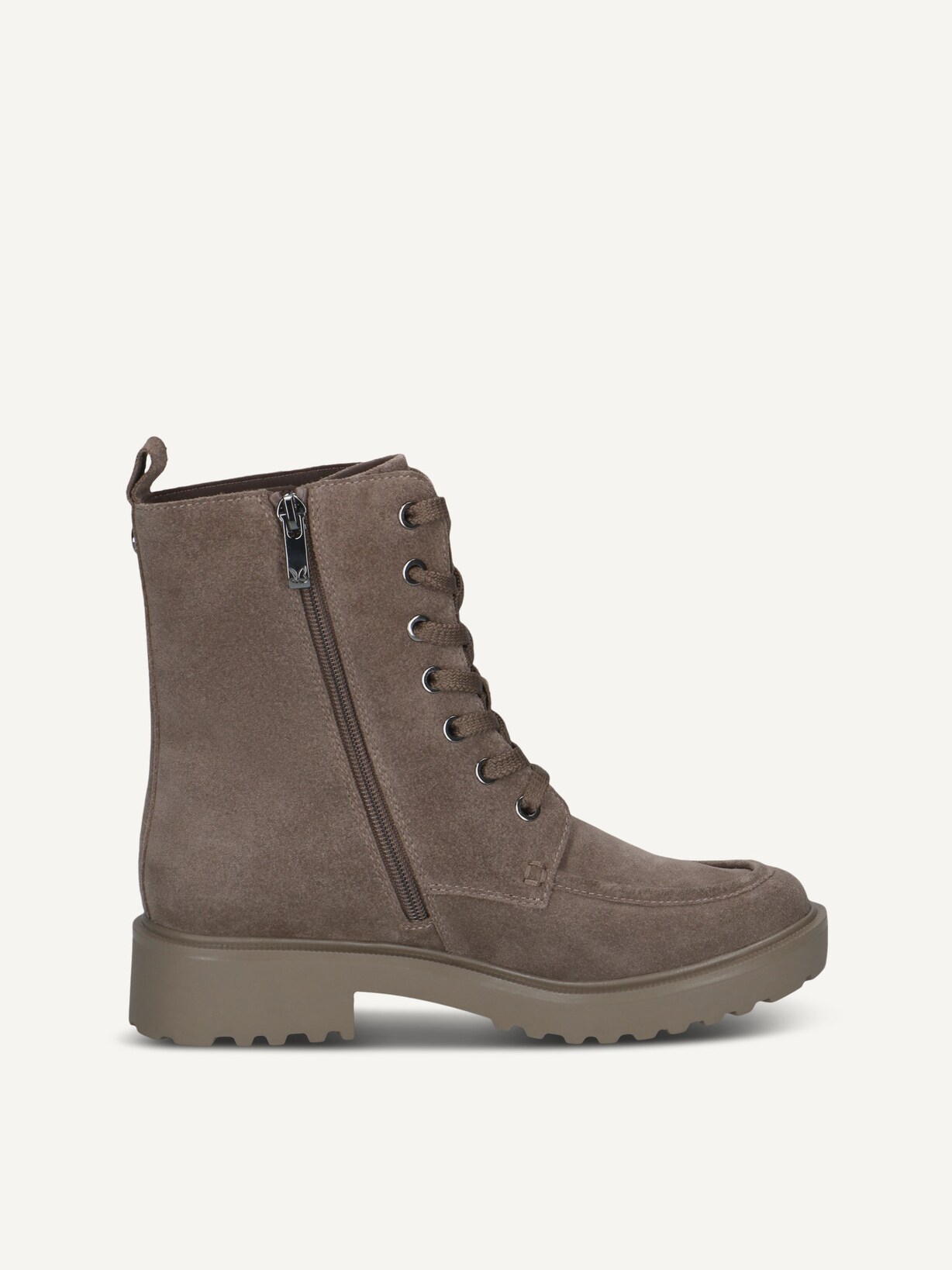 Caprice, Leather Bootie - beige DK TAUPE SUEDE, image 4 of 6