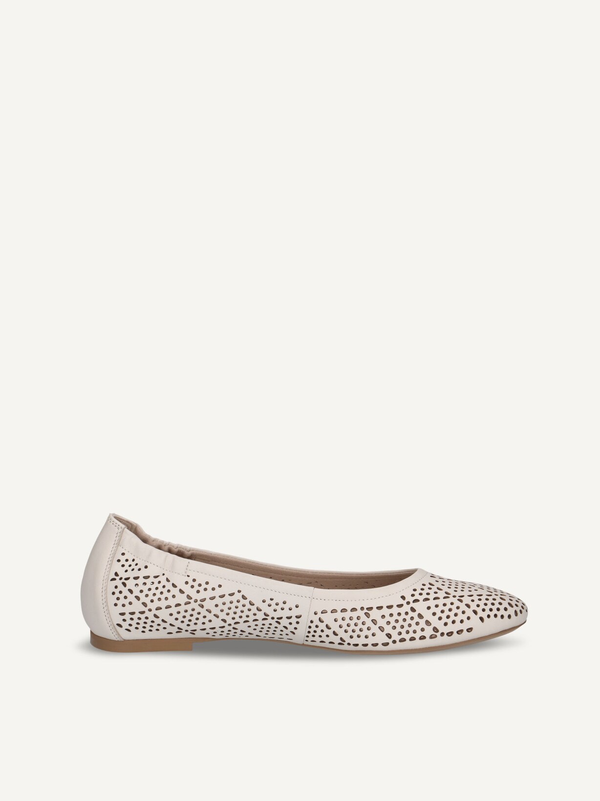 Caprice, Ballerine en cuir - blanc OFFWHITE NAPPA, image 3 sur 5