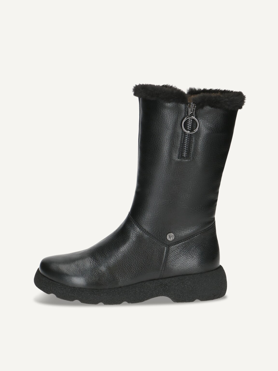 Caprice, Bootie - black warm lining BLACK NAPPA, image 2 of 5