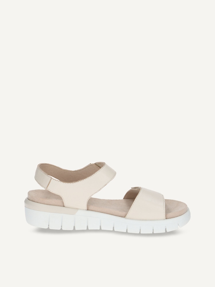 Caprice, Leather Sandal - beige CREAM PERLATO, image 3 of 4