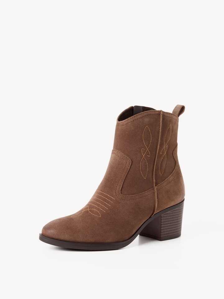 Marco Tozzi, Lederstiefelette - braun BROWN SUEDE