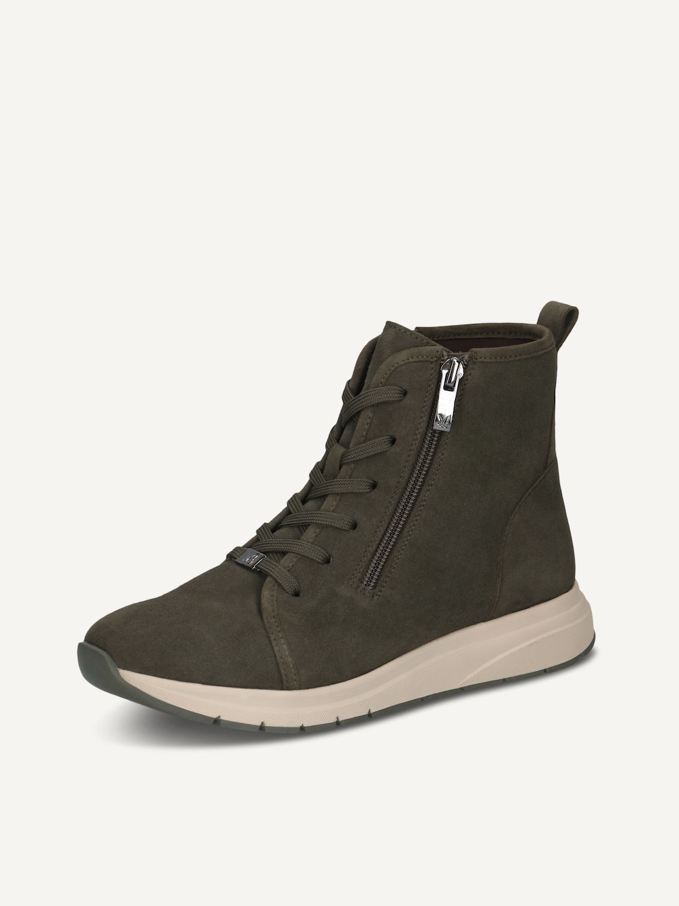 Caprice, Leather Bootie - khaki KHAKI SUEDE, image 2 of 5