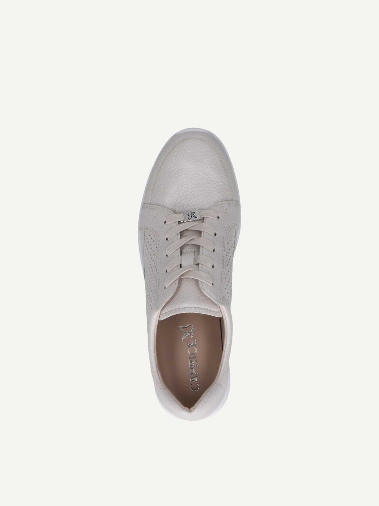 Caprice, Basket en cuir - blanc PEARL PER.DEER, image 4 sur 5