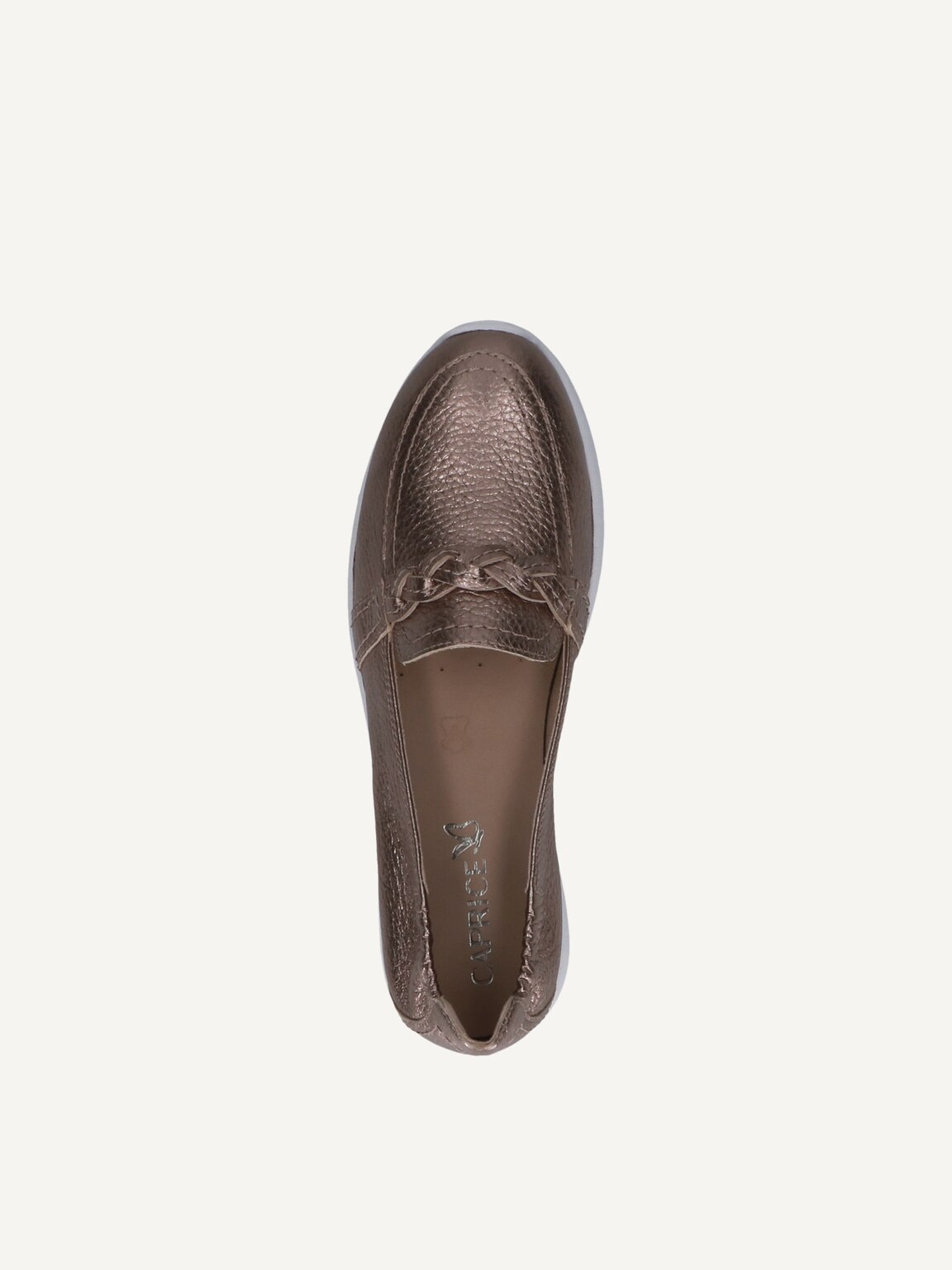 Caprice, Leather Slipper - brown TAUPE MET.DEER, image 6 of 6