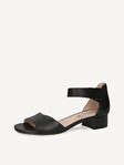 Not selected, Caprice, Leather Heeled sandal - black BLACK NAPPA