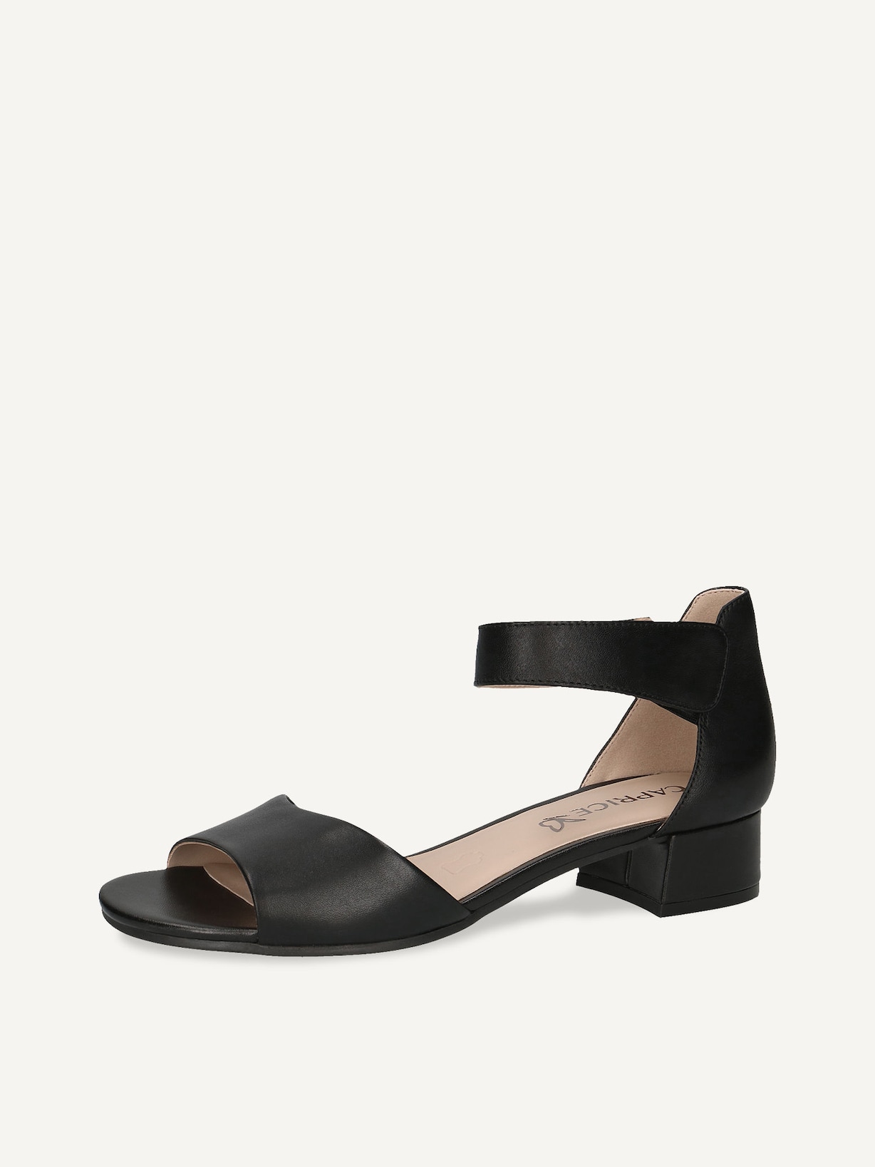 Caprice, Sandale à talon en cuir - noir BLACK NAPPA, image 2 sur 5