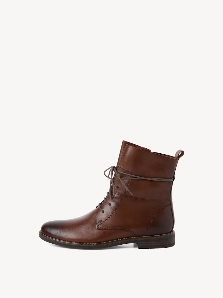 Marco Tozzi, Lederstiefelette - braun CHESTNUT