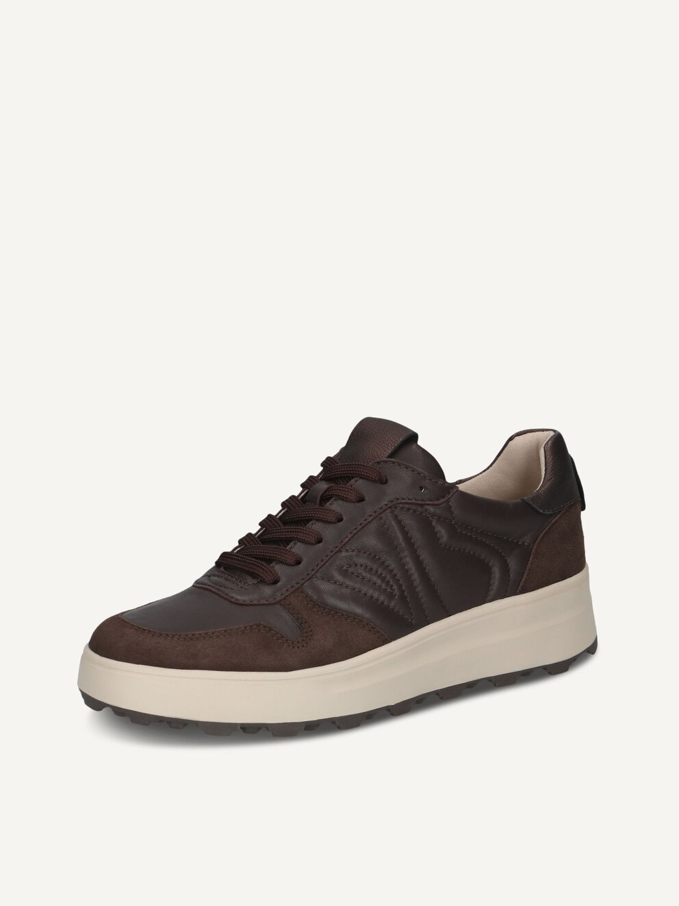Caprice, Leather Sneaker - brown DK BROWN COMB, image 2 of 5
