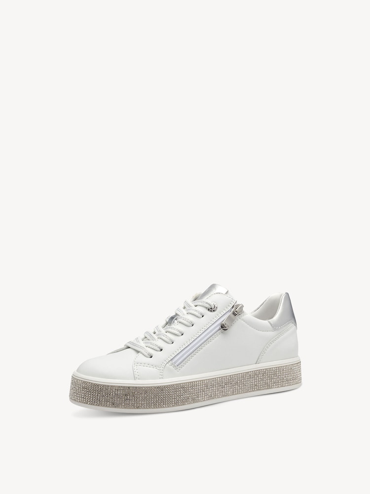 Marco Tozzi, Sneaker - bianco WHITE COMB, immagine 3 di 7