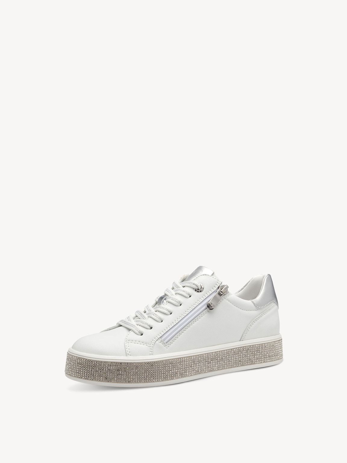 Marco Tozzi, Sneaker - bianco WHITE COMB, immagine 3 di 7