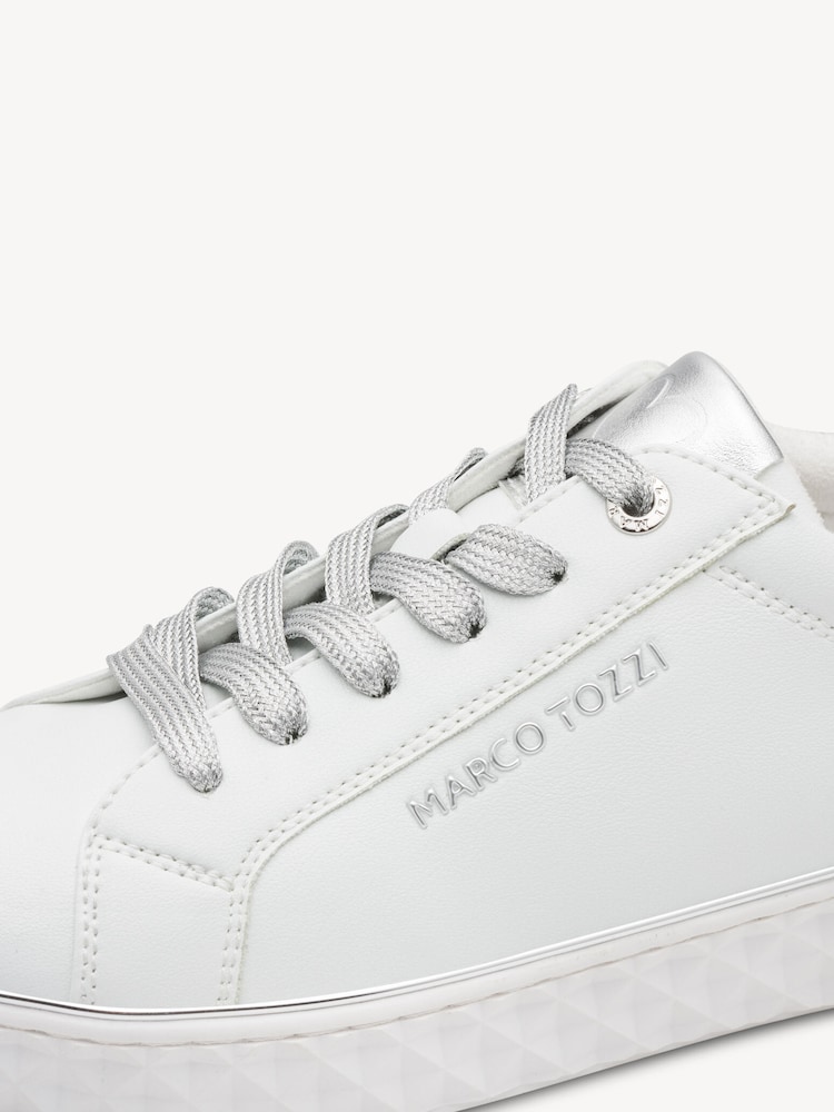 Marco Tozzi, Sneaker - bianco WHITE COMB, immagine 5 di 6