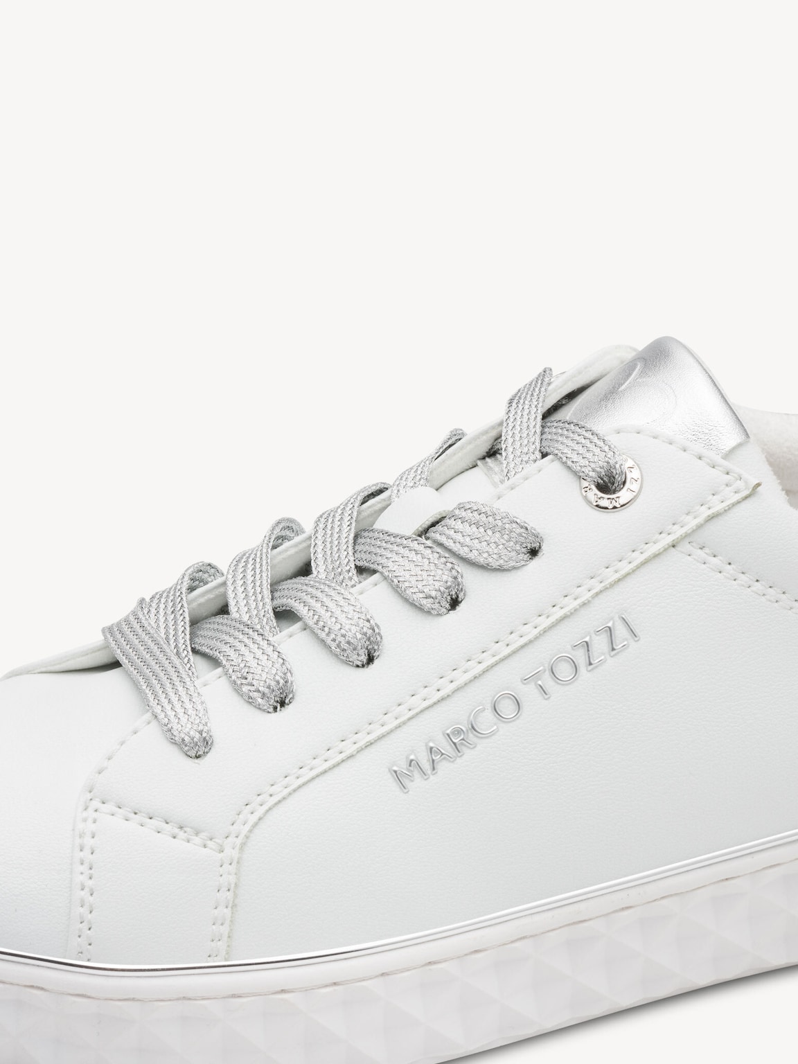 Marco Tozzi, Sneaker - bianco WHITE COMB, immagine 5 di 6