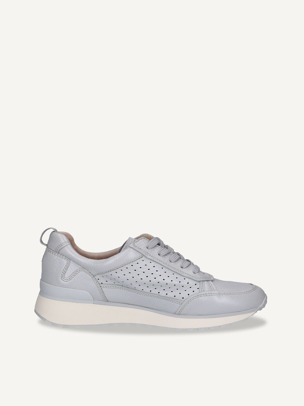 Caprice, Leather Sneaker - blue LT.BLU.PER.DEE, image 4 of 6