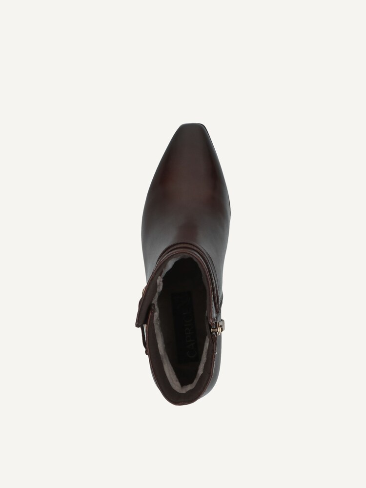 Caprice, Leather Bootie - brown DK BROWN NAPPA, image 5 of 5
