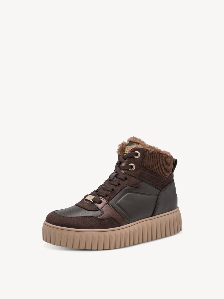 Marco Tozzi, Bootie - brown warm lining, MOCCA COMB, Image 3 of 7