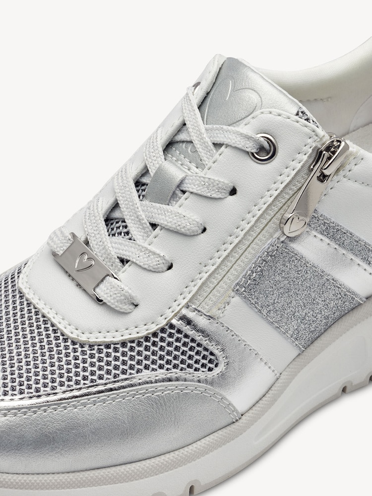 Marco Tozzi, Sneaker - bianco WHITE COMB, immagine 5 di 6