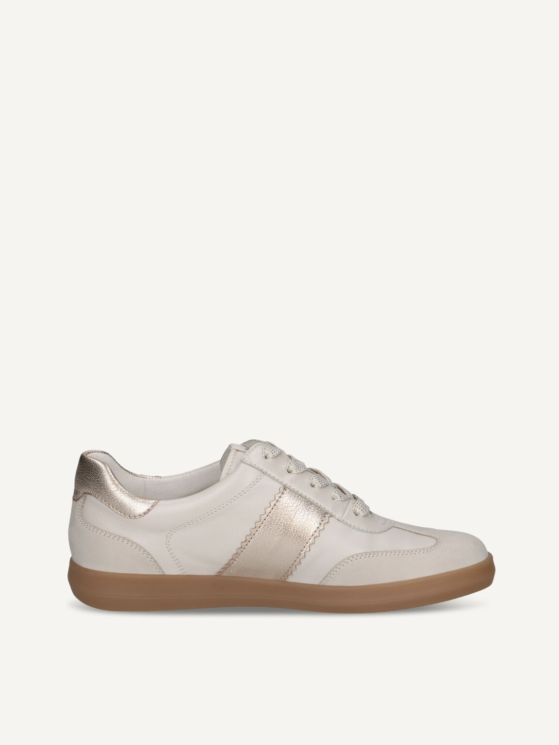 Caprice, Leather Sneaker - white SNOW COMB, image 3 of 5