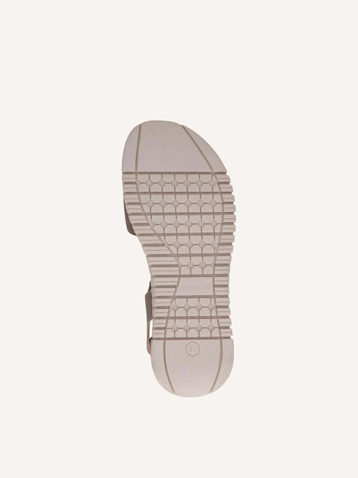 Caprice, Leather Heeled sandal - metallic TAUPE METALLIC, image 4 of 5
