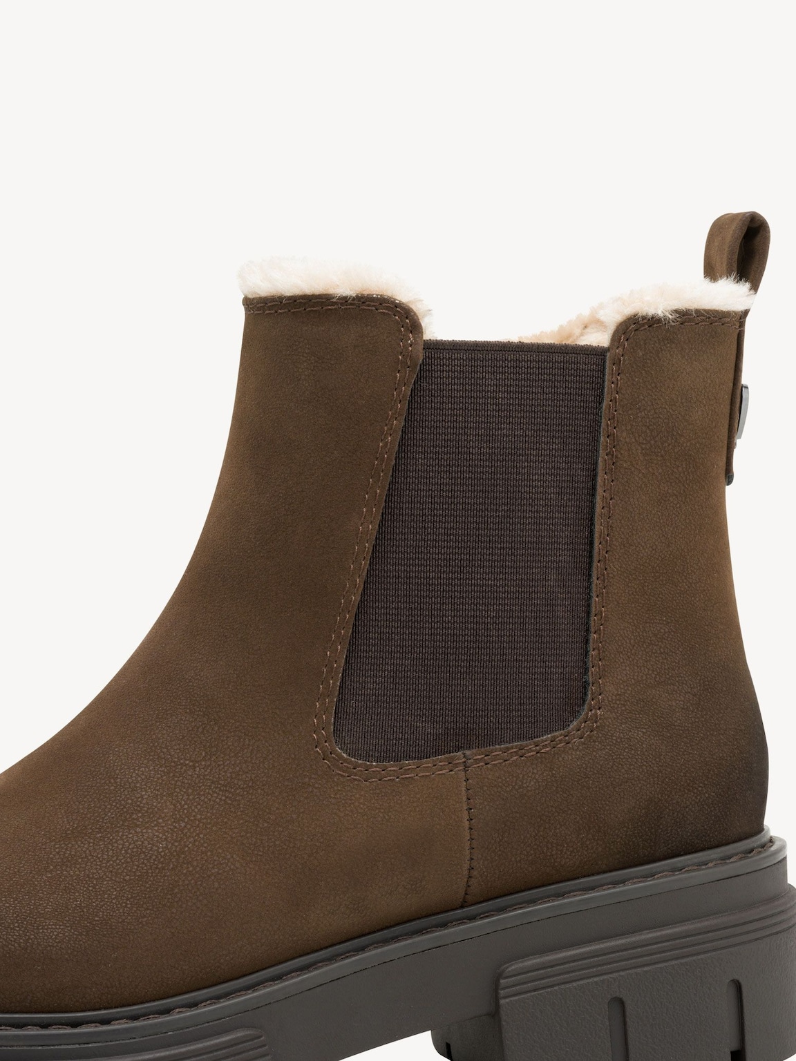 Marco Tozzi, Chelsea boot - brown warm lining, CAFE NUBUCK, Image 6 of 6