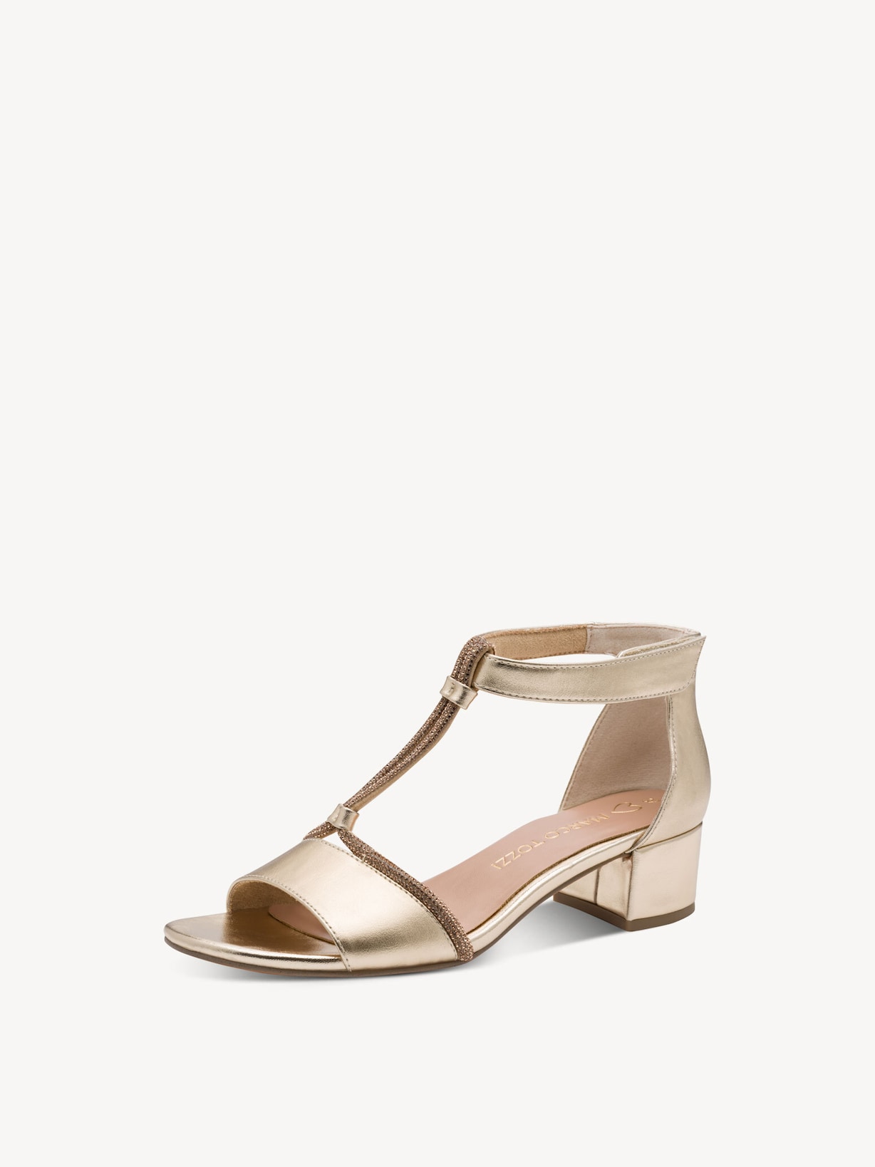 Marco Tozzi, Sandalette GOLD, billede 1 af 6
