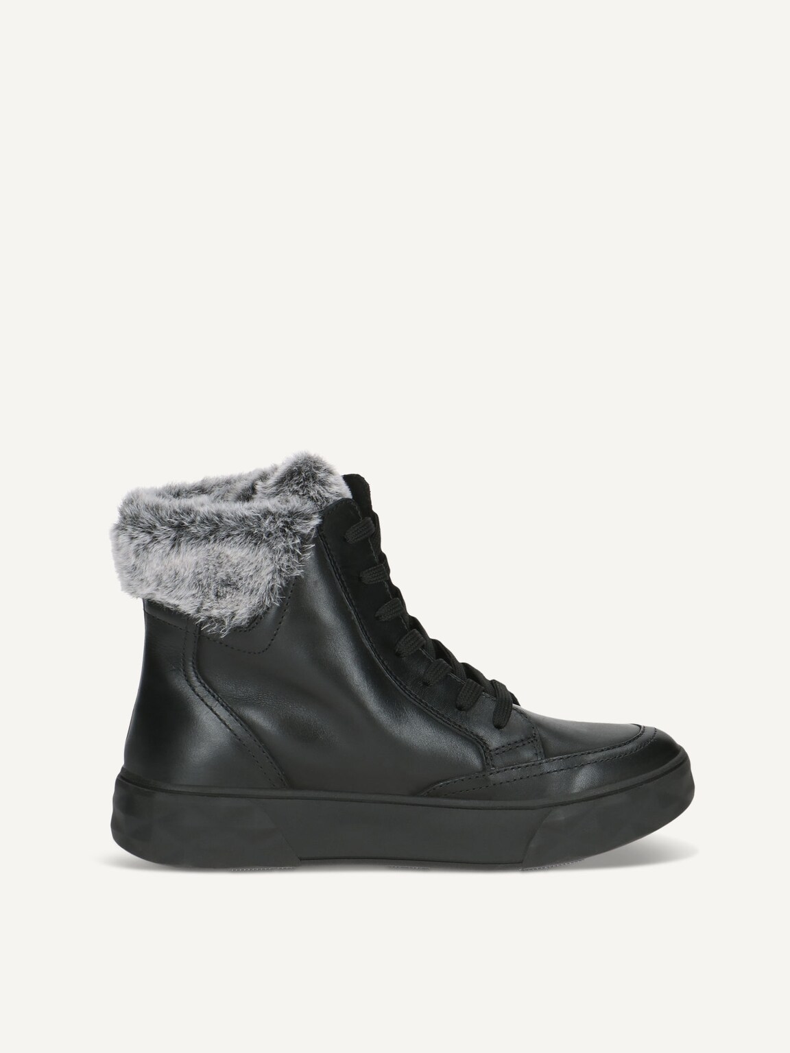 Caprice, Bootie - black warm lining BLACK NAPPA, image 3 of 5