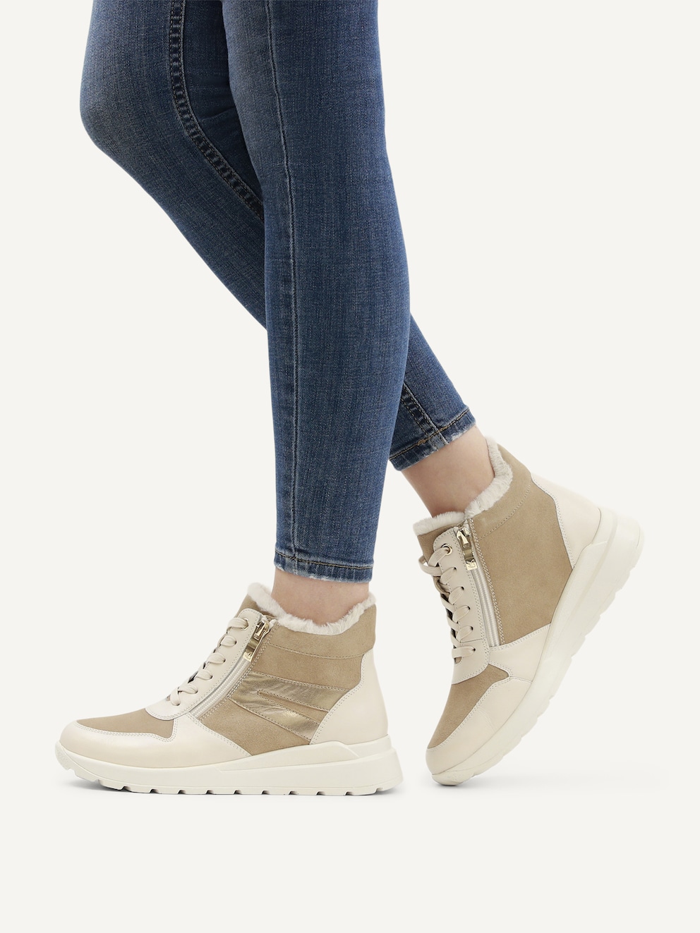 Caprice, Basket - blanc SNOW COMB, image 2 sur 6