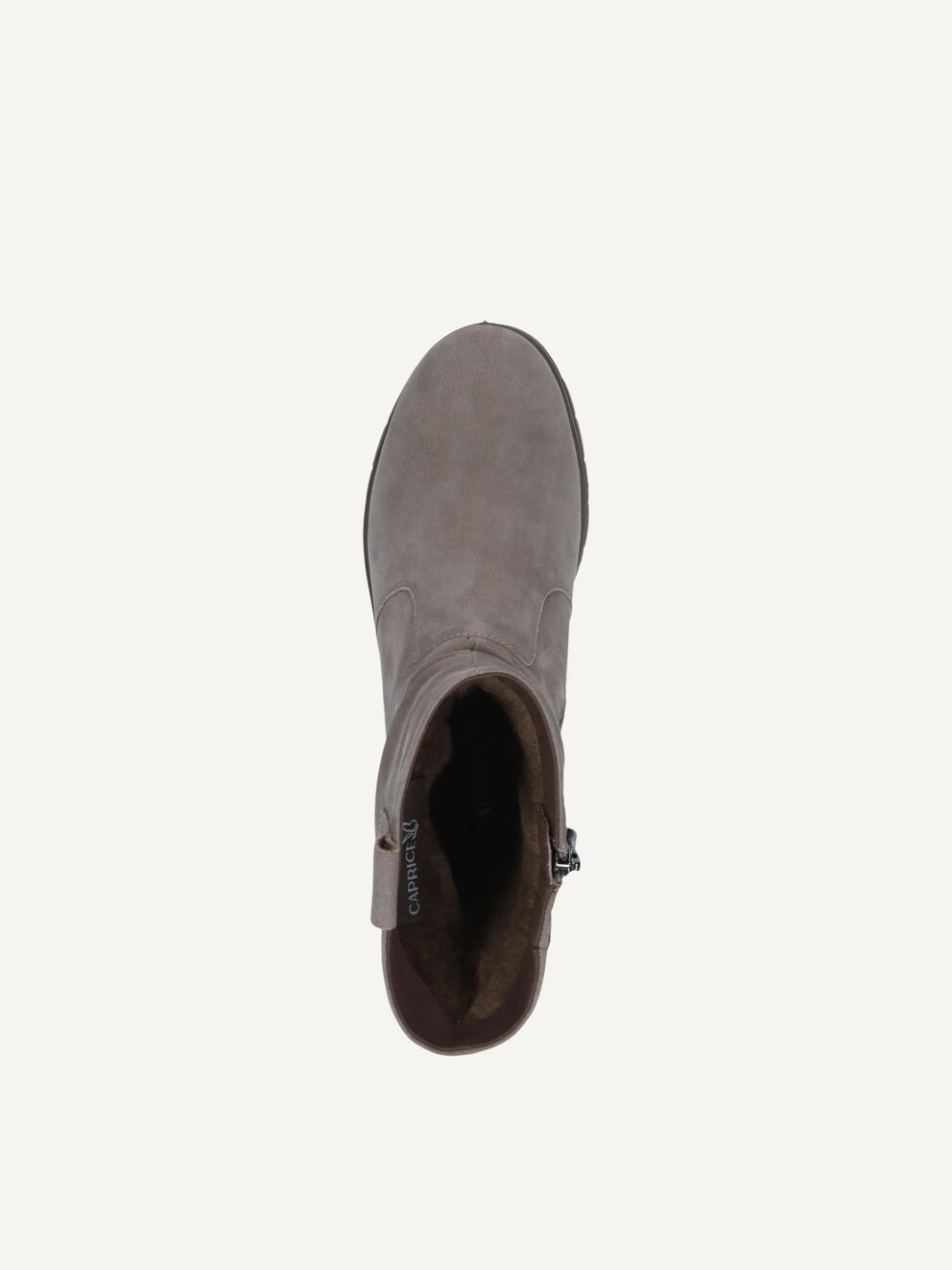 Caprice, Leather Bootie - beige warm lining TAUPE NUBUC, image 5 of 6
