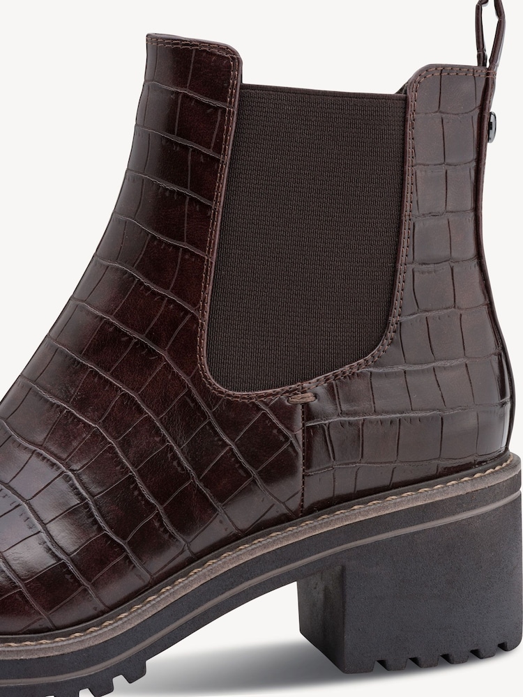 Marco Tozzi, Chelsea Boot - braun MOCCA CROCO, Bild 5 von 6