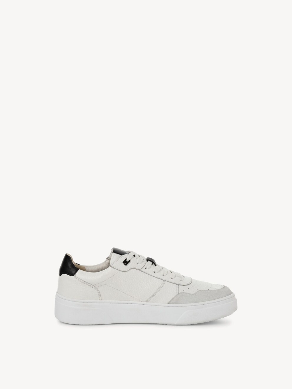 Marco Tozzi, Leren Sneaker - offwhite WHITE/BLACK, afbeelding 6 van 6