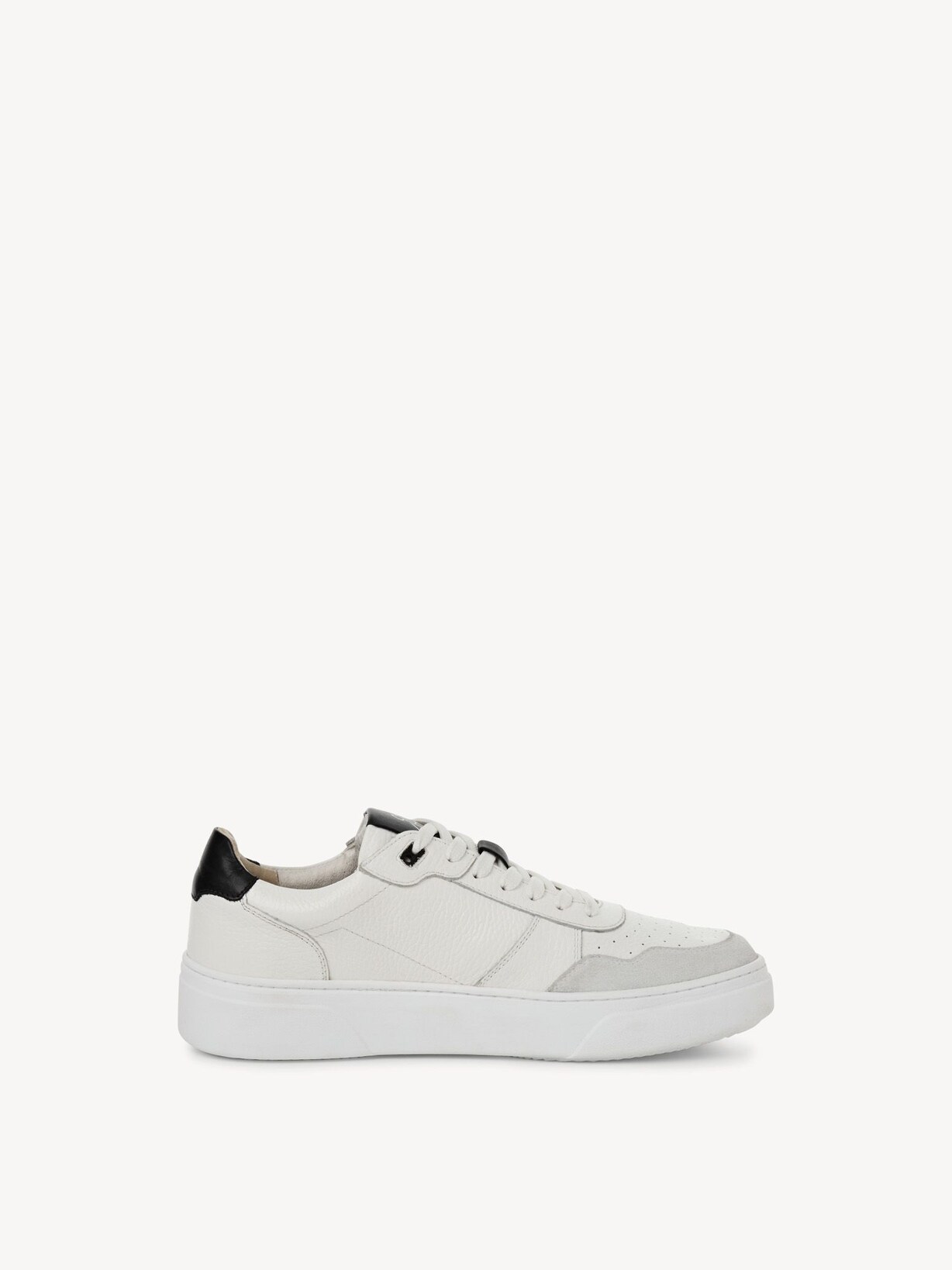 Marco Tozzi, Leren Sneaker - offwhite WHITE/BLACK, afbeelding 6 van 6