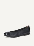 Not selected, Caprice, Leather Ballerina - blue OCEAN COMB