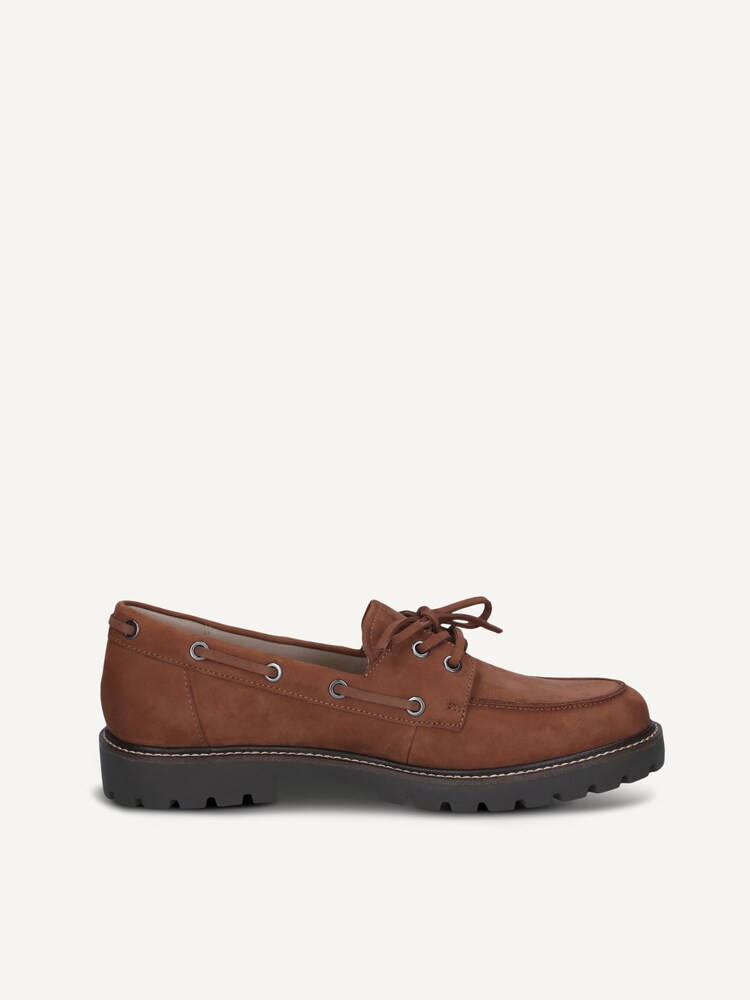 Caprice, Lederhalbschuh - braun COGNAC NUBUC, Bild 3 von 5