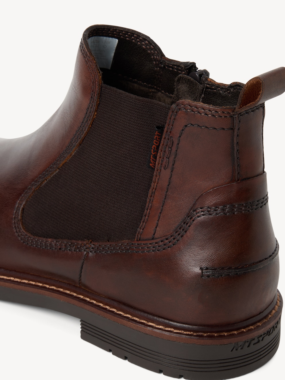 Marco Tozzi, Bottine Chelsea en cuir - marron DK.BROWN, image 4 sur 6