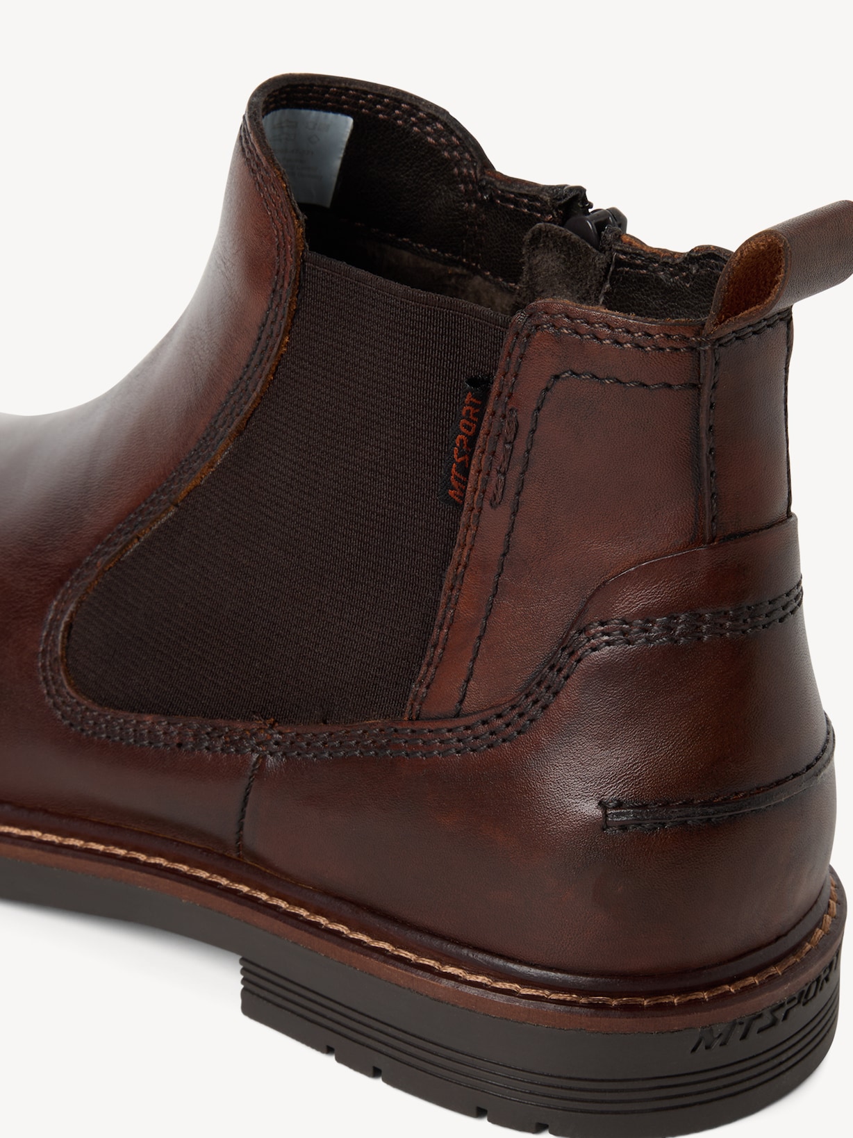 Marco Tozzi, Bottine Chelsea en cuir - marron DK.BROWN, image 4 sur 6