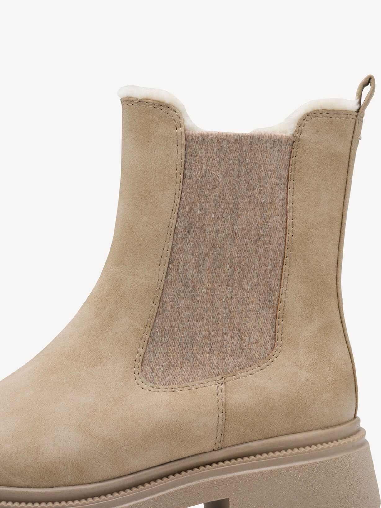 Marco Tozzi, Chelsea Boot - beige Warmfutter BEIGE, Bild 5 von 7