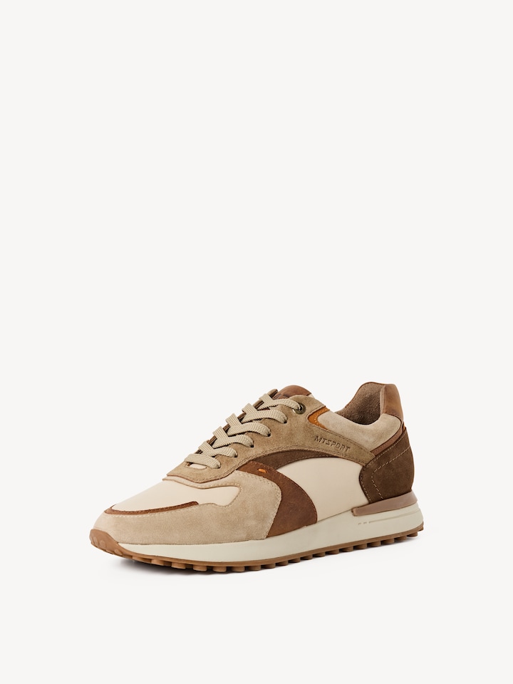 Marco Tozzi, Ledersneaker - beige BEIGE COMB