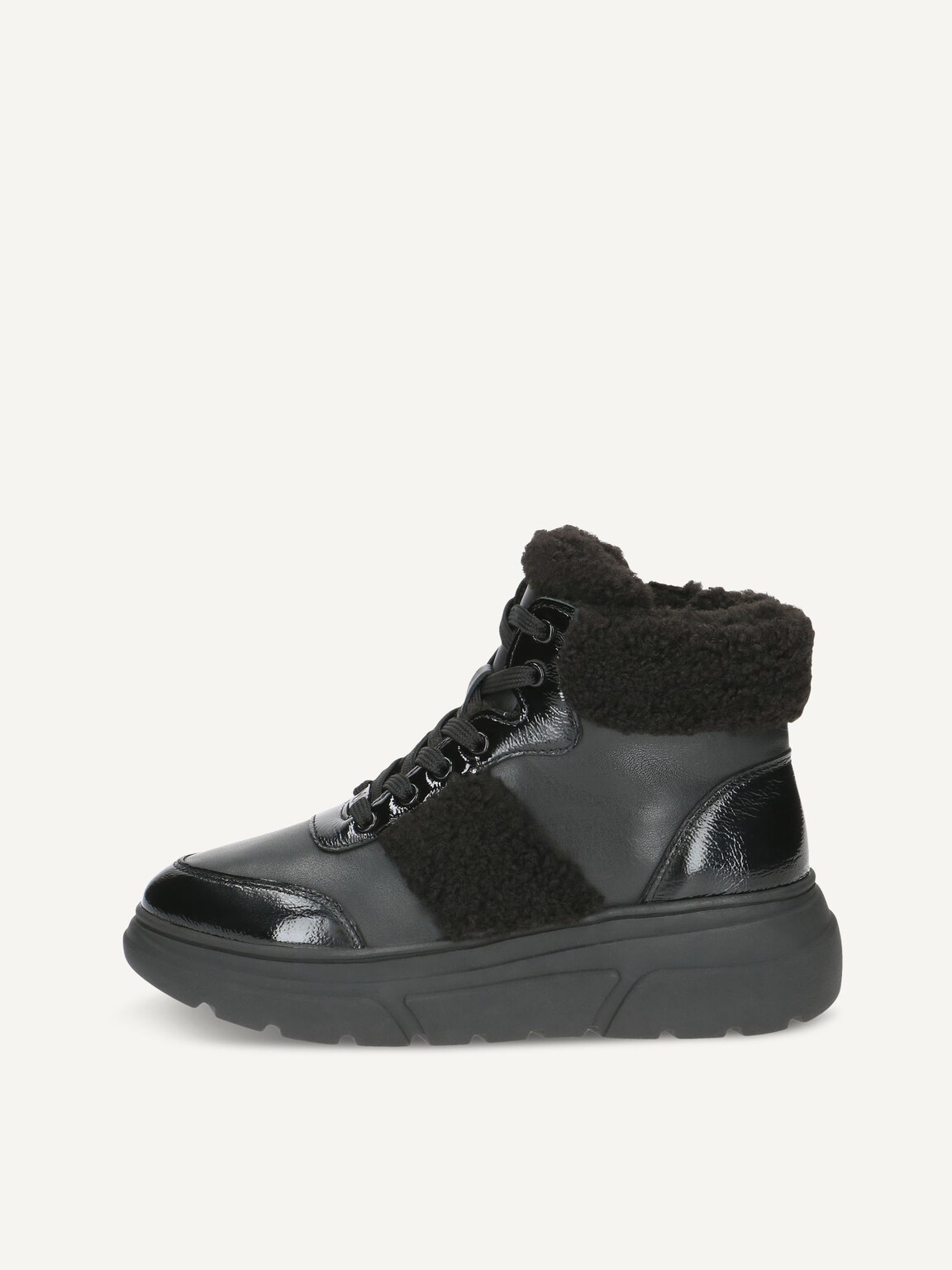 Caprice, Bootie - black warm lining BLACK COMB, image 2 of 5
