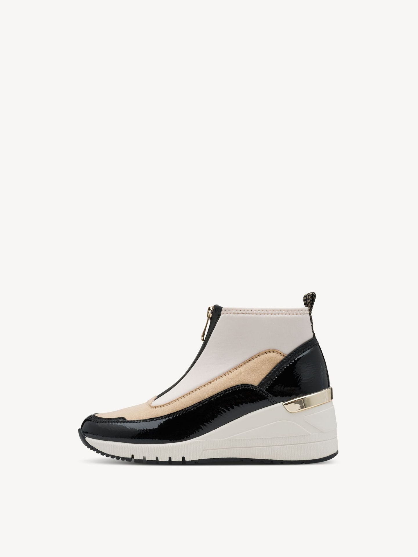 Marco Tozzi, Sneaker - beige CREAM/BLACK