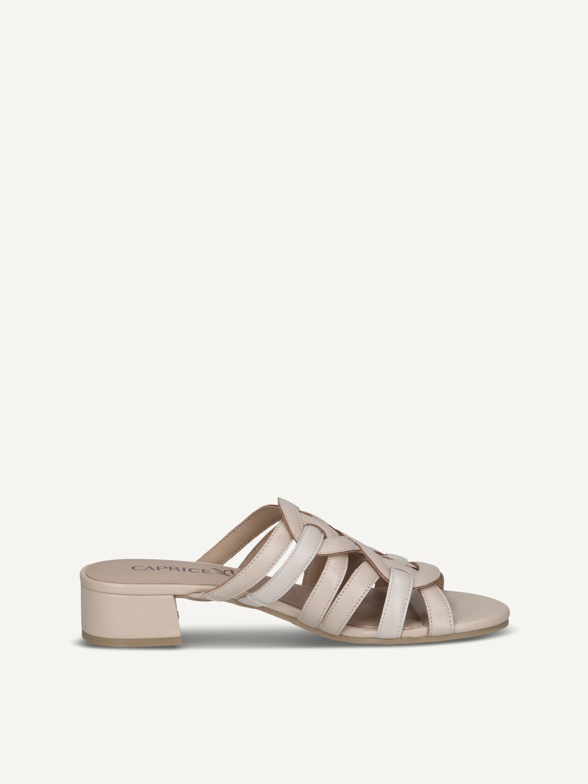 Caprice, Leather Mule - beige CREAM PEARL CO, image 3 of 5
