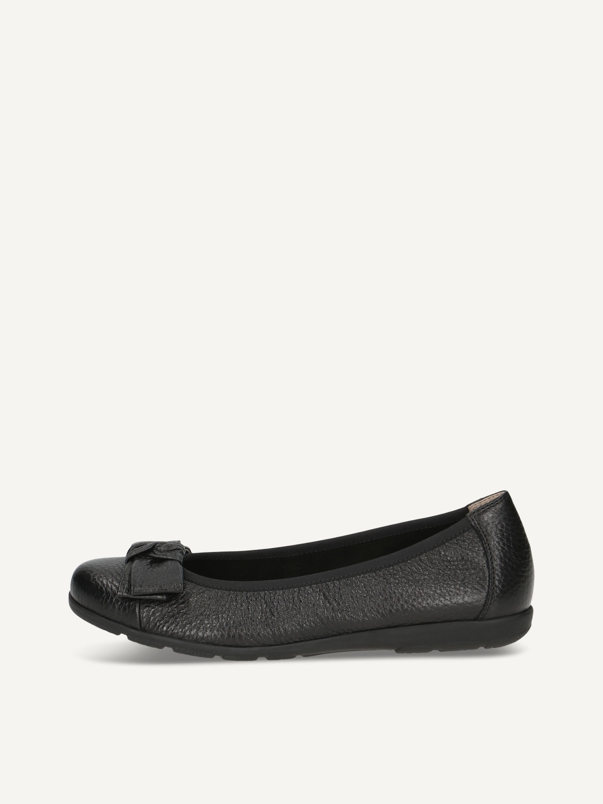 Caprice, Ballerine en cuir - noir BLACK DEER, image 1 sur 5