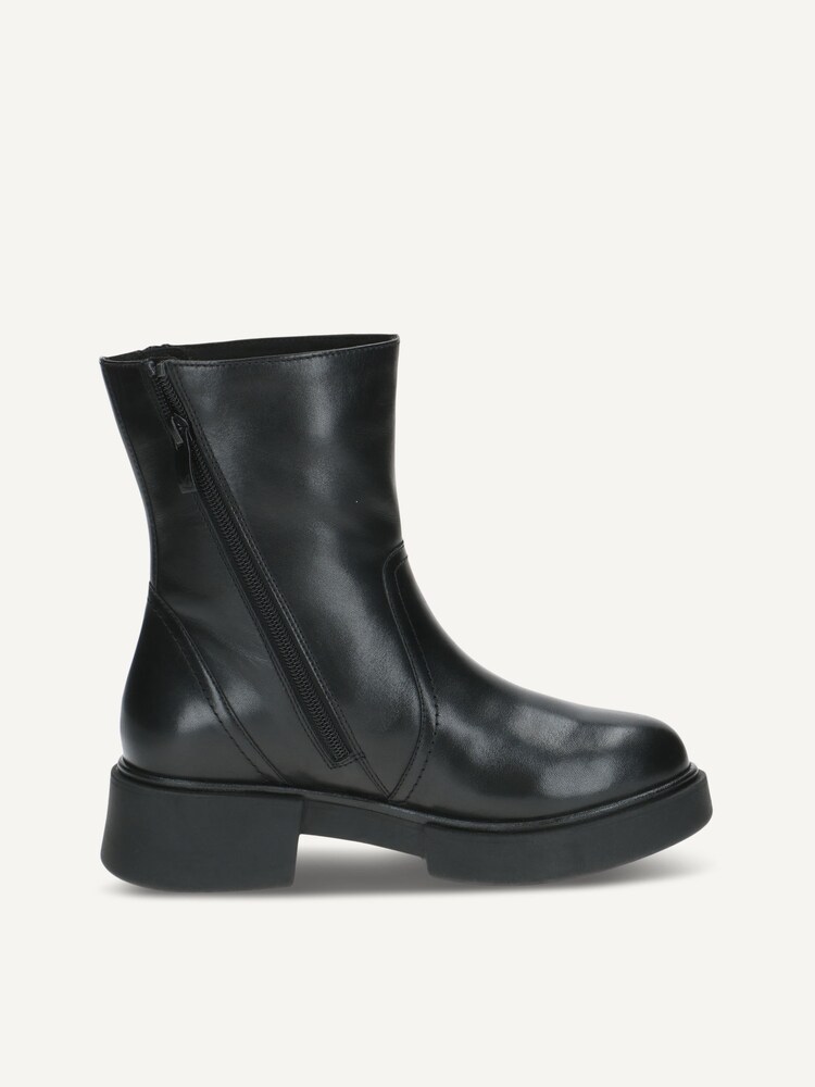 Caprice, Leather Bootie - black warm lining BLACK NAPPA, image 3 of 5